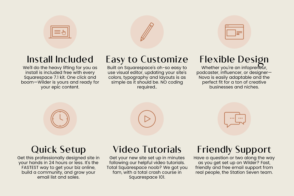 Squarespace 7.1 Template - Wilder, a Websites & App Template by Station Seven (Photo 2 of 4)