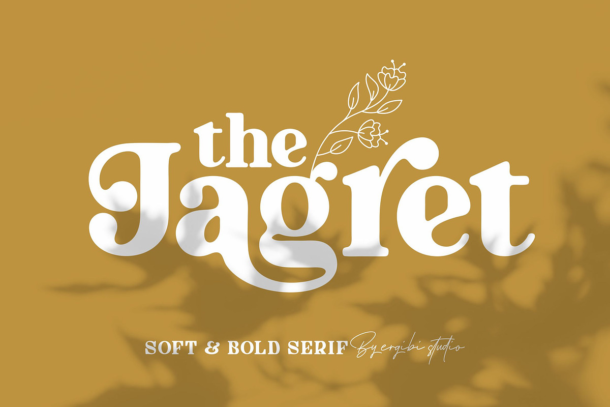 the Jagret - Soft & Bold Serif, a Serif Font by ErgibiStudio (Photo 1 of 10)