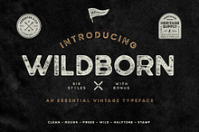 Wildborn Vintage Sans Typeface