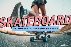 25 Skateboard Lightroom Presets LUTs