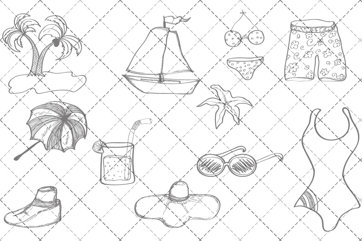 Hand Drawn Summer Vacation preview 2