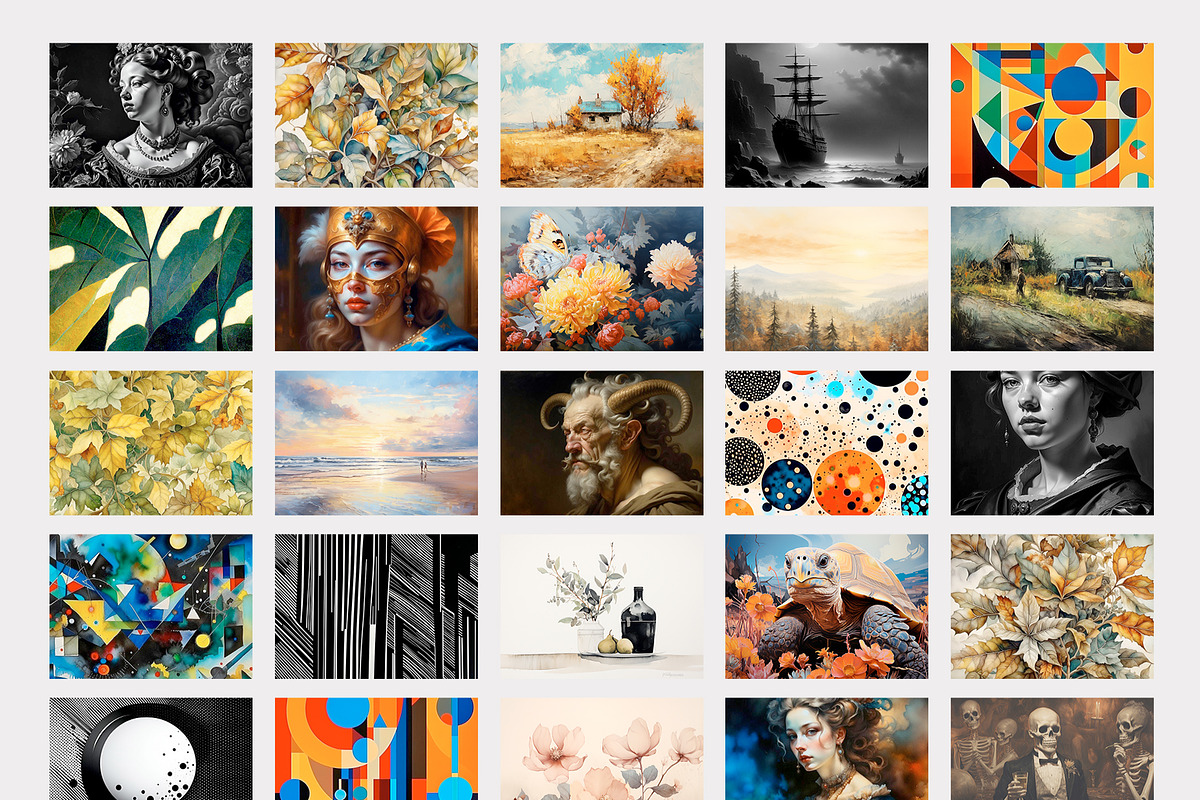 333 Eclectic Prints Collection, a Background Graphic by ApetekMarket (Photo 11 of 14)