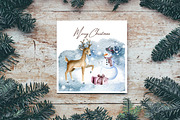 Winter Woodland, Festive clipart, an Illustration by SimpleWishesArt (Thumbnail 4 of 5)