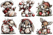 Whimsical Easter Animal Clipart, an Illustration by Black Bird Studio (Thumbnail 4 of 5)