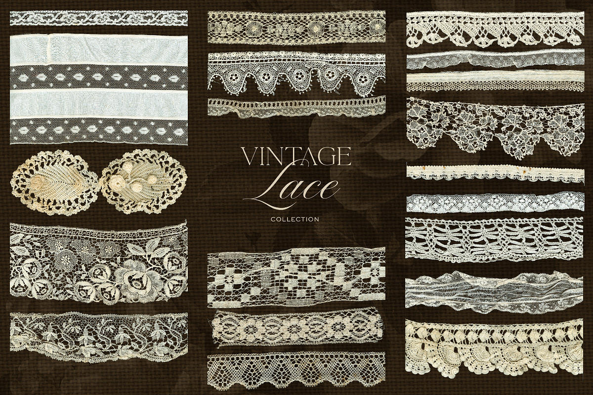 Vintage Lace Graphics Collection, an Object Graphic by Eclectic Anthology (Photo 4 of 6)