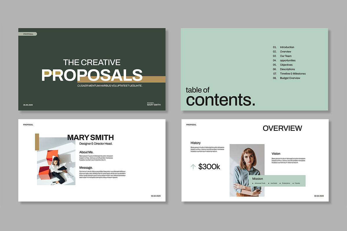 Creative Proposal Presentation, a Presentation Template by Mighty-Slide (Photo 2 of 5)
