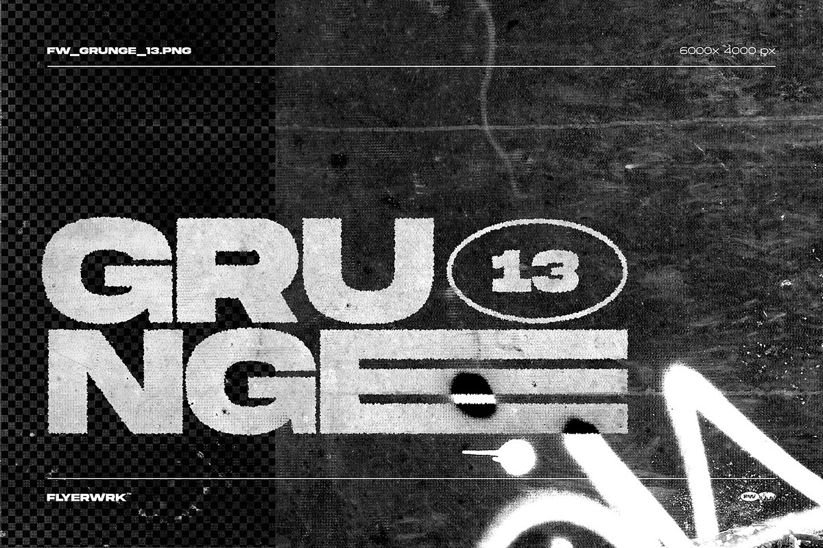 Grunge textures, a Texture Graphic by FLYERWRK (Photo 5 of 17)