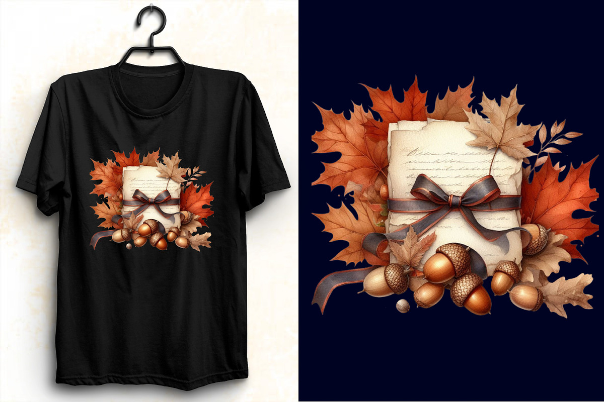 Hand-drawn Coquette Autumn Clipart, an Illustration by SVGArt (Photo 8 of 8)