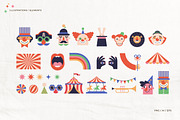 Geometrical Circus illustrations, a Decorative Illustration by Marish (Thumbnail 9 of 10)