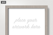 8 Neutral Picture Frames Mockup, a Print Template by Frisk Shop (Thumbnail 2 of 3)