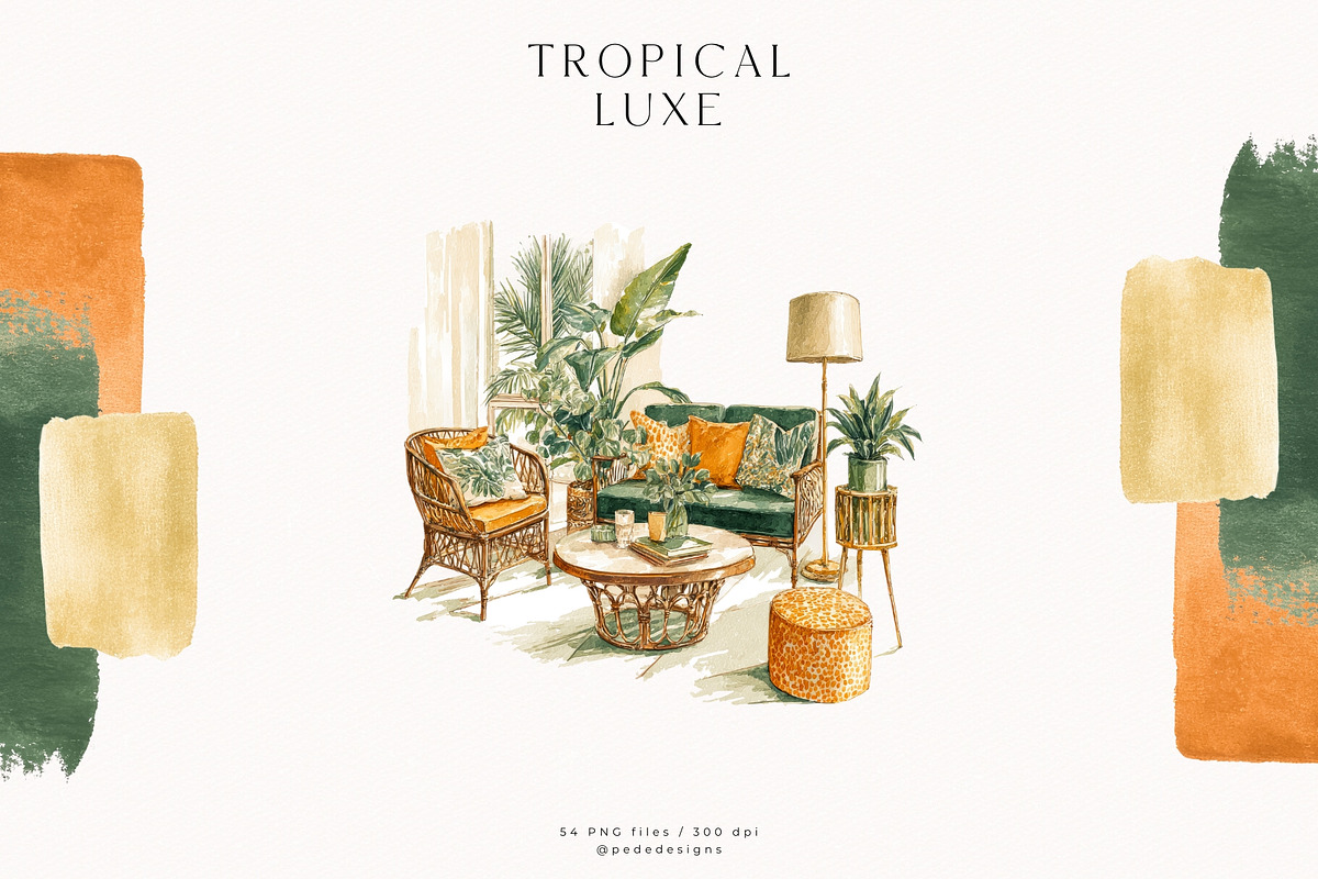 Tropical Luxe Collection, an Illustration by PeDe Designs (Photo 7 of 28)