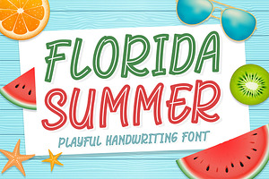 Florida Summer - Fun Display Font