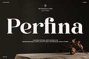 Perfina - Stylish Elegant Serif Font, a Serif Font by Font Liner (Thumbnail 1 of 10)