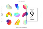 Holo&Rainbow Gradient Background Set, a Texture Graphic by Anchors_and_Curves (Thumbnail 5 of 8)