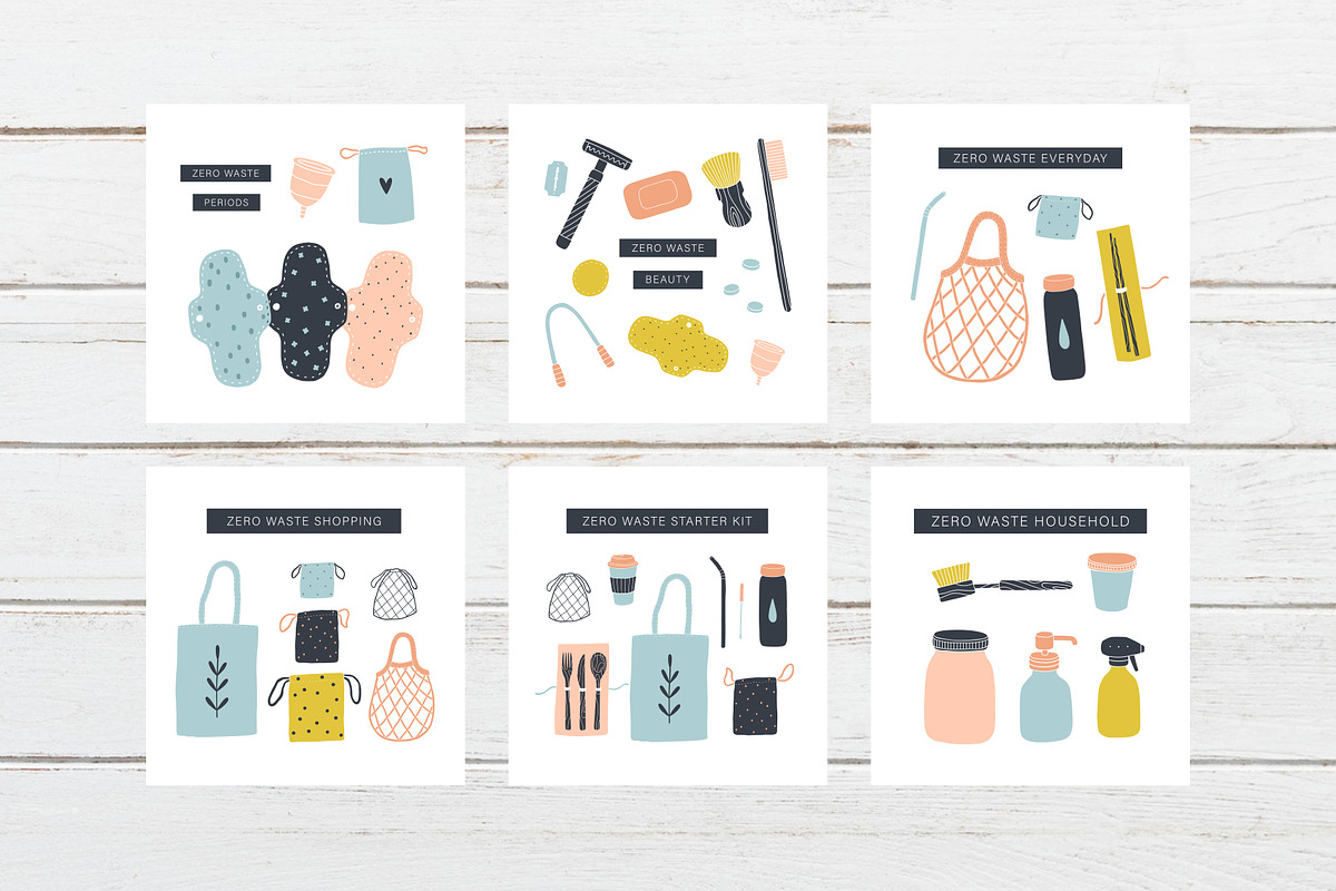 Zero waste aesthetic, an Object Graphic by kondratya (Photo 5 of 6)