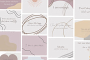 50 Boho Instagram Post Templates, a Design Template by Iampaulrose (Thumbnail 5 of 8)