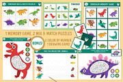 Dinosaur games and activities, an Education Illustration by Lexi Claus (Thumbnail 10 of 15)