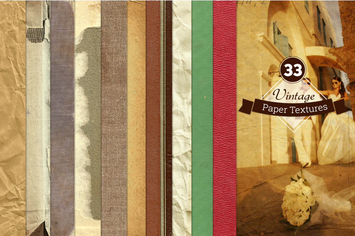 33 Vintage Paper Textures