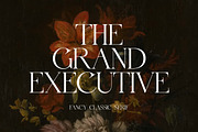The Grand Executive Fancy Serif Font, a Serif Font by UICreative (Thumbnail 1 of 13)