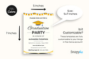 Graduation Invitation Canva Template, an Invitation Template by Snapybiz (Thumbnail 6 of 10)