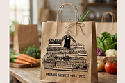 Farm Clipart SVG Hand Drawn Market, a Decorative Illustration by Anada Arty (Thumbnail 5 of 10)
