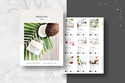 Line Sheet Template - CANVA/InDesign, a Presentation Template by Just Like White Creative (Thumbnail 6 of 8)