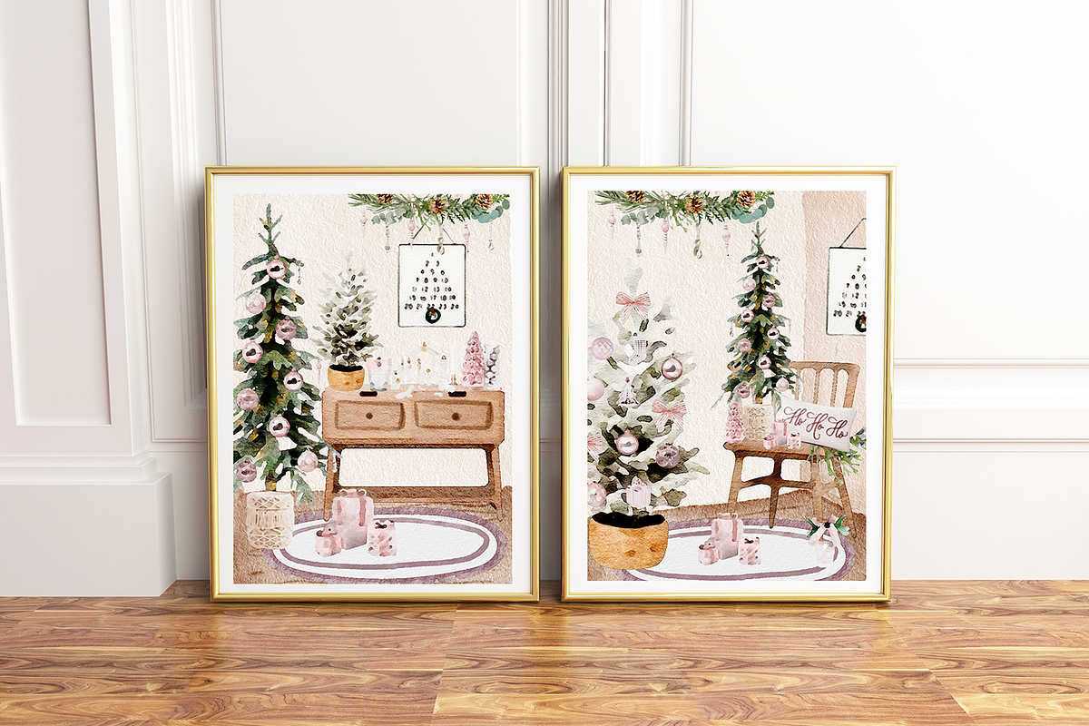 Pink Christmas, a Decorative Illustration by heyiamalice (Photo 14 of 15)