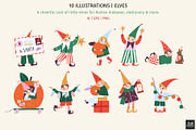 Merry Little Elves Collection, a Seasonal Illustration by avdnadi (Thumbnail 3 of 10)