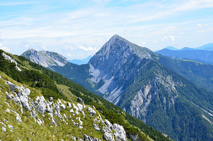 Beautiful Landscape In Hills Featuring Green Grass And Mountain preview 5