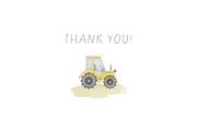 Construction Trucks watercolor set, a Transportation Illustration by Alisles (Thumbnail 16 of 16)
