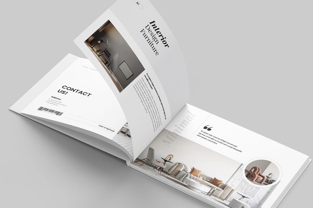 Interior Design Magazine Landscape, a Magazine Template by NorthPeak (Photo 7 of 10)