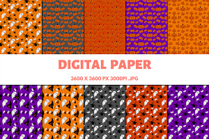 Halloween Seamless Pattern 4