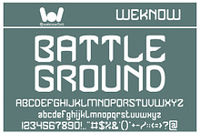 Battle Ground font