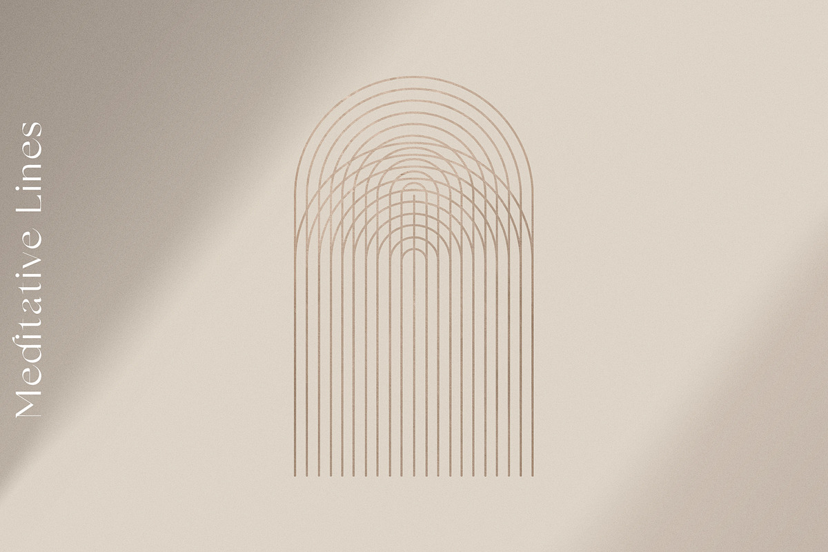 Modern Abstract Line Art & Shape Set, an Illustration by January Bloom (Photo 3 of 18)