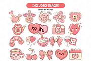 Cute Valentines Capybara Clipart Set, an Illustration by TatiMockup (Thumbnail 3 of 4)