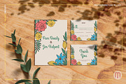 Rose and Lily Wedding Invitation Set, an Invitation Template by Millusti (Thumbnail 4 of 6)