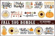 Fall SVG Bundle 15 Design, an Object Graphic by BeeCraftR (Thumbnail 1 of 9)