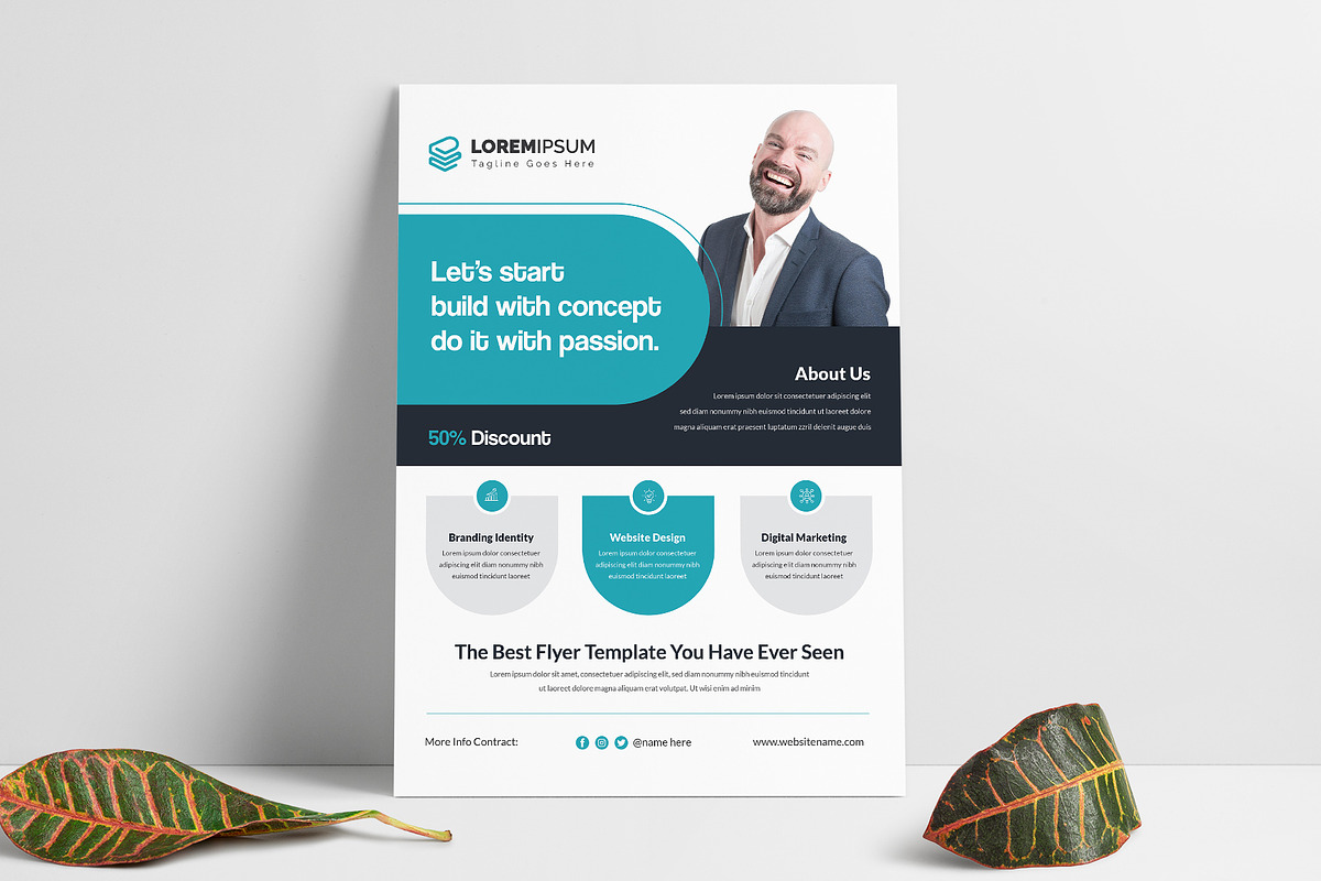 Corporate Business Flyers, a Flyer Template by Pixelpick (Photo 3 of 3)