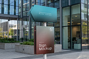 Navigation Sign Mockup, an Advertising Mockup by Mockup Cloud (Thumbnail 1 of 2)