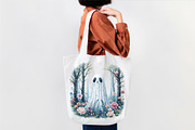 Forest Ghost Flowers Clipart, a Graphic by designcity5 (Thumbnail 3 of 4)