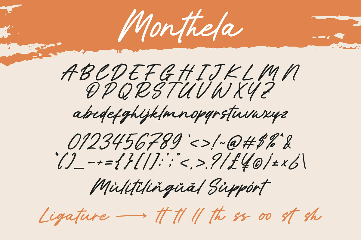 Monthela - Modern Signature Font, a Script Font by Beautypes (Photo 7 of 8)
