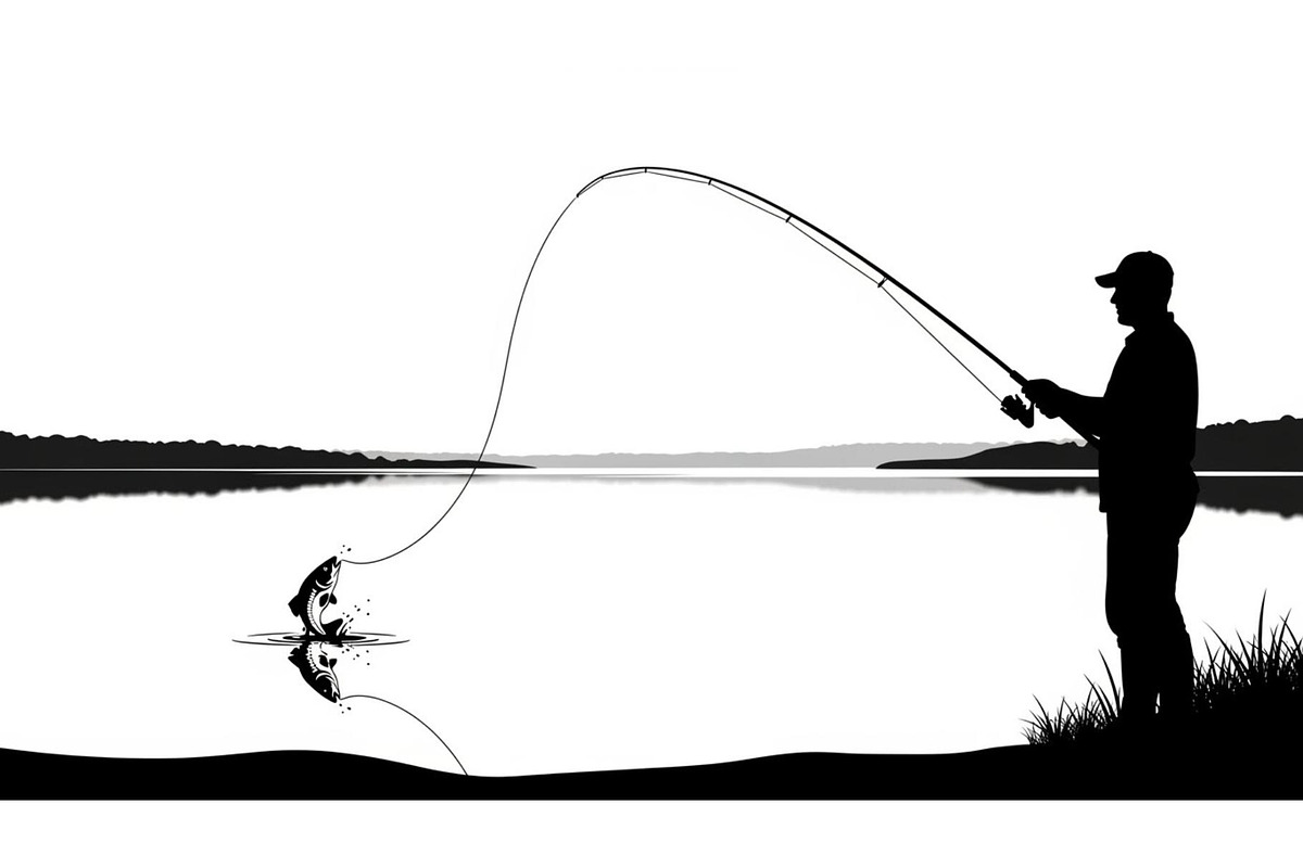 Fishing Silhouette Vector Bundle, an Illustration by hafijul (Photo 10 of 51)