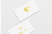 Diamond Gold Logo + Business Card, a Branding & Logo Template by Aloha Philly (Thumbnail 2 of 5)