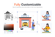 Car Service Illustrations, a Transportation Illustration by Vectors Market (Thumbnail 3 of 9)