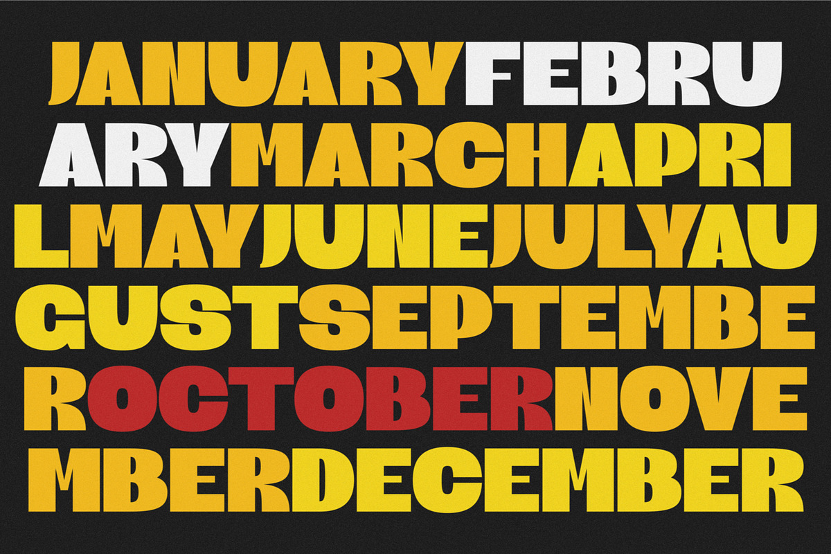 BIG! ISO!! STOR!!! Display Font, a Sans Serif Font by Suolahti Type (Photo 5 of 8)