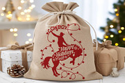 Cowboy Christmas SVG Bundle Design, a Graphic by TanchaArt (Thumbnail 9 of 11)