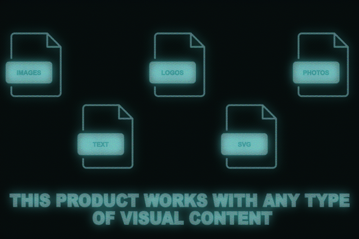 Y2K REBORN: pixel&glitch PS actions, an Action Add-On by Textexp (Photo 3 of 27)