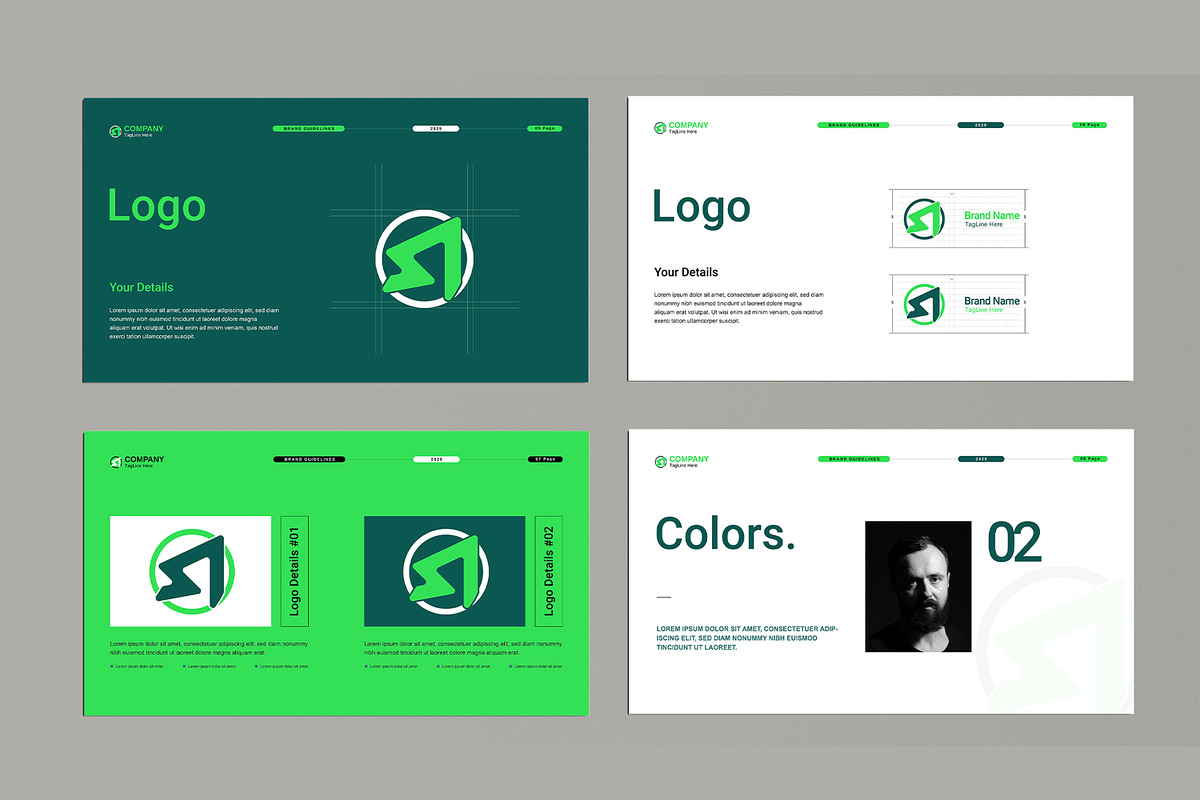 Brand Guidelines Presentation, a Presentation Template by MightyDesign (Photo 3 of 9)