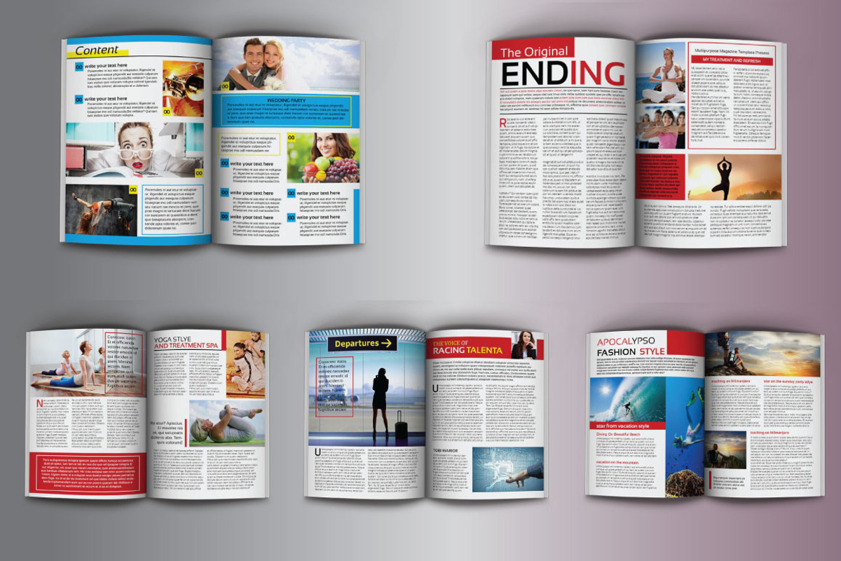 Multipurpose Magazine Template, a Magazine Template by Orlin (Photo 2 of 5)