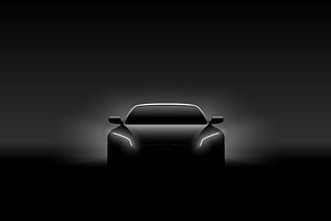 Front View Concept Car Silhouette